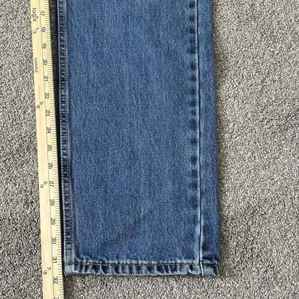 Levi's 505 Regular Fit Jeans Men's W34 L32 Medium Wash Straight Leg Denim